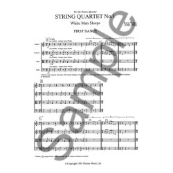 Kevin Volans: String Quartet No. 1 White Man Sleeps (Score)