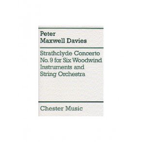 Peter Maxwell Davies: Strathclyde Concerto No. 9 Score And Parts