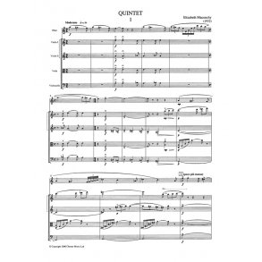Elizabeth Maconchy: Oboe Quintet (Score)