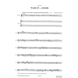 John Tavener: Wake Up And Die (Score and Parts)