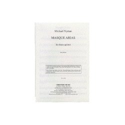 Michael Nyman: Masque Arias For Brass Quintet Parts