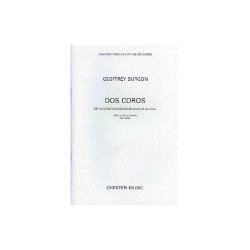 Geoffrey Burgon: Dos Coros For 12 Solo Voices Or Choir