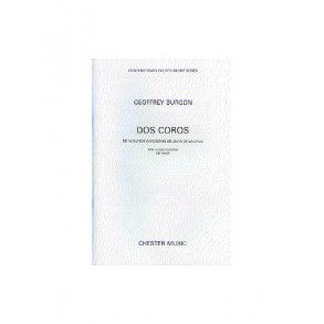 Geoffrey Burgon: Dos Coros For 12 Solo Voices Or Choir