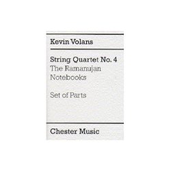 Kevin Volans: String Quartet No. 4 'The Ramanujan Notebooks' (Parts)