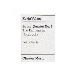 Kevin Volans: String Quartet No. 4 'The Ramanujan Notebooks' (Parts)