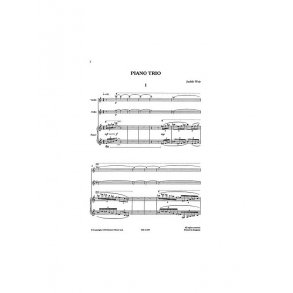 Judith Weir: Piano Trio (Score And Parts)