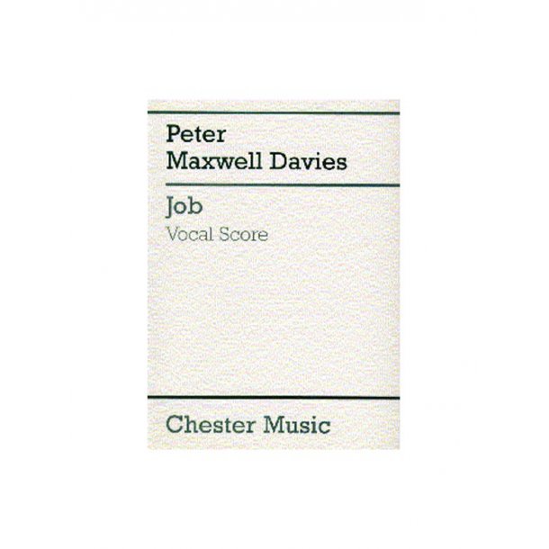 Peter Maxwell Davies: Job (Vocal Score)