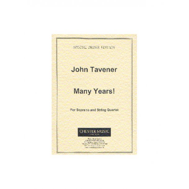 John Tavener: Many Years!