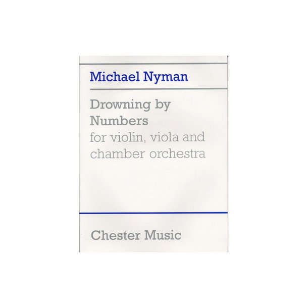 Nyman: Drowning By Numbers (Study Score)