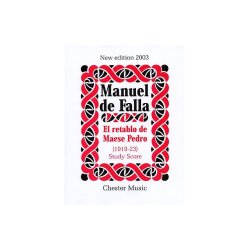 Manuel De Falla: El Retablo De Maese Pedro (Study Score)