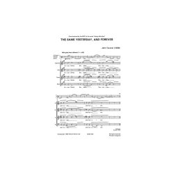 John Tavener: The Same Yesterday, Today And Forever (Score)