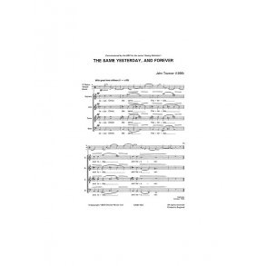 John Tavener: The Same Yesterday, Today And Forever (Score)
