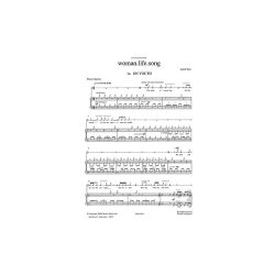 Judith Weir: Woman.Life.Song (Vocal Score)