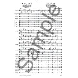 Igor Stravinsky: Les Noces (Study Score)