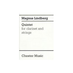 Magnus Lindberg: Quintet For Clarinet And Strings (Score)
