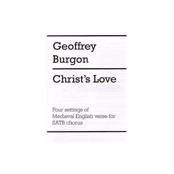 Geoffrey Burgon: Christ's Love