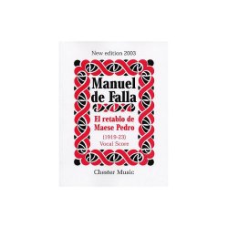 Manuel De Falla: El Retablo De Maese Pedro (Vocal Score)