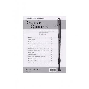 Recorder Quartets: Bass Recorder Part