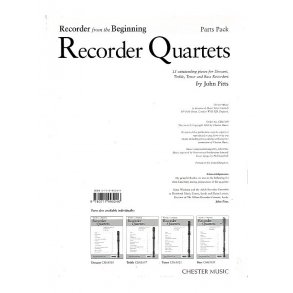 Recorder From The Beginning: Recorder Quartets (Set Of Parts)