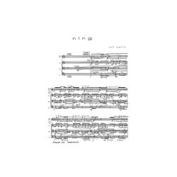 Rolf Wallin: ning (Score And Parts)