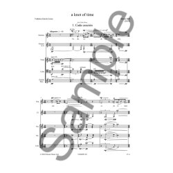 Simon Holt: A Knot Of Time - Score (Soprano/Chamber Ensemble)