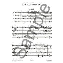 Peter Maxwell Davies: Naxos Quartet No.3 (Score)