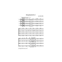 Joby Talbot: String Quartet No.1 (Score And Parts)