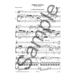 Brian Elias: Three Songs (Christina Rossetti) for Alto and Harp