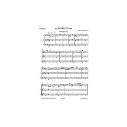 Peter Maxwell Davies: Six Sanday Tunes (Three Violins Performance Score)