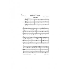 Peter Maxwell Davies: Six Sanday Tunes (Three Violins Performance Score)