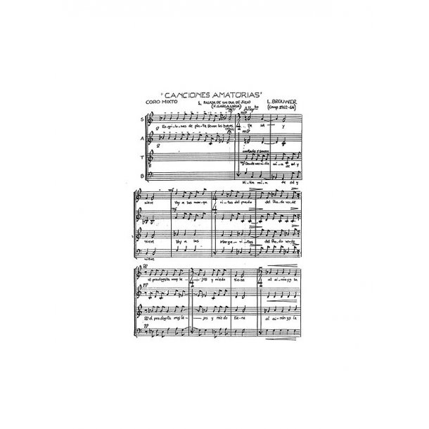 Leo Brouwer: Canciones Amatorias