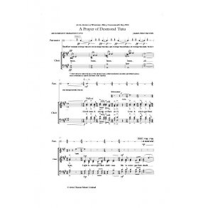 James Whitbourn: A Prayer Of Desmond Tutu (SSA)