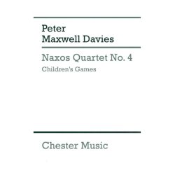 Peter Maxwell Davies: Naxos Quartet No.4 - Children's Games (Score)