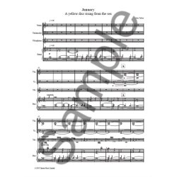 Talbot January A Yellow Disc Rising From The Sea Vln/Vlc/Vib/Pf