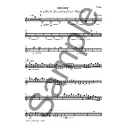 Talbot January A Yellow Disc Rising From The Sea Vln/Vlc/Vib/Pf