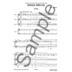 John Tavener: Missa Brevis (Treble Voices)