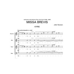 John Tavener: Missa Brevis (Mixed Voices)