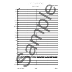 Simon Holt: Witness To A Snow Miracle (Score)