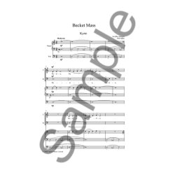 Geoffrey Burgon: Becket Mass (SATB/Organ)