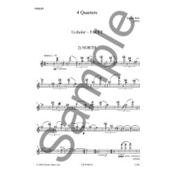 Simon Holt: 4 Quarters (Parts)