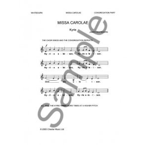 James Whitbourn: Missa Carolae (Congregation Part) Pack Of 50