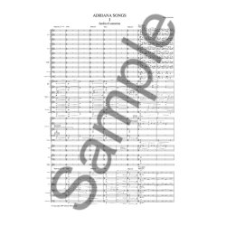 Kaija Saariaho: Adriana Songs (Full Score)