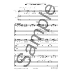 John Tavener: Prayer For Jerusalem (Children's Voices/Piano)