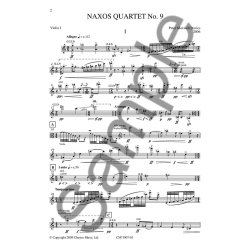 Peter Maxwell Davies: Naxos Quartet No.9 (Parts)