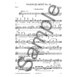 Peter Maxwell Davies: Naxos Quartet No.10 (Parts)