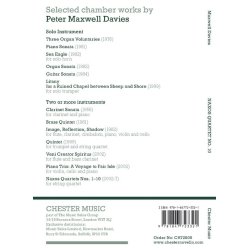 Peter Maxwell Davies: Naxos Quartet No.10 (Miniature Score)