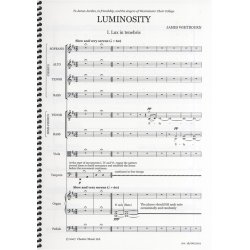 James Whitbourn: Luminosity (Score)