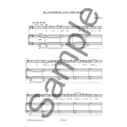 Judith Weir: Blackbirds And Thrushes - Bass-Baritone/Piano