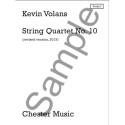 Kevin Volans: String Quartet No.10- Parts