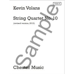 Kevin Volans: String Quartet No.10- Parts